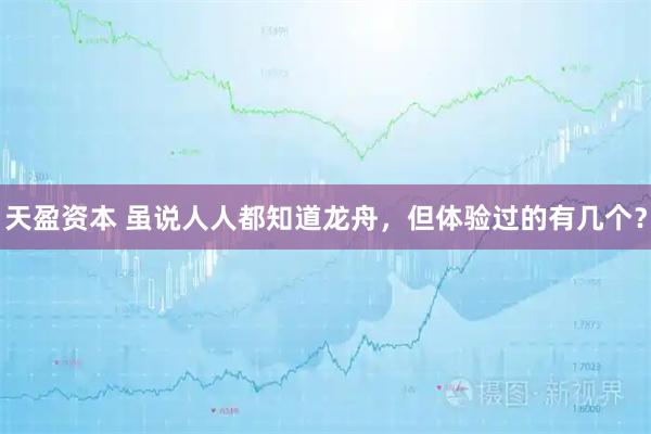天盈资本 虽说人人都知道龙舟，但体验过的有几个？